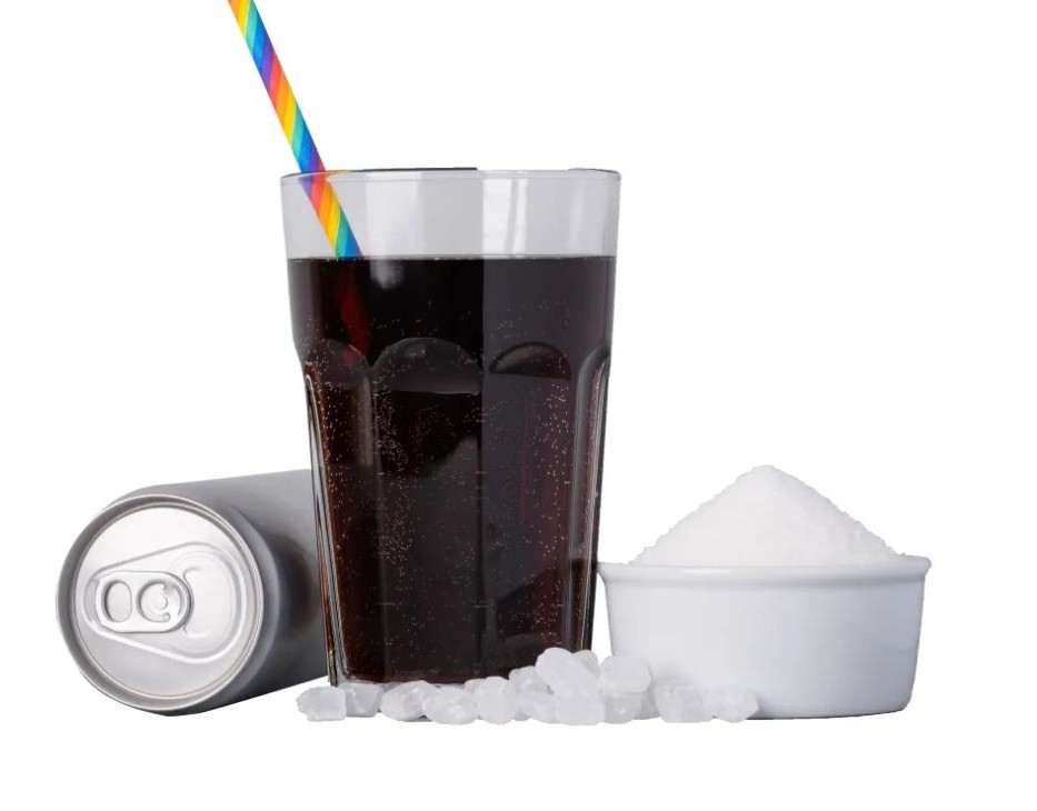 콜라와 설탕 이미지