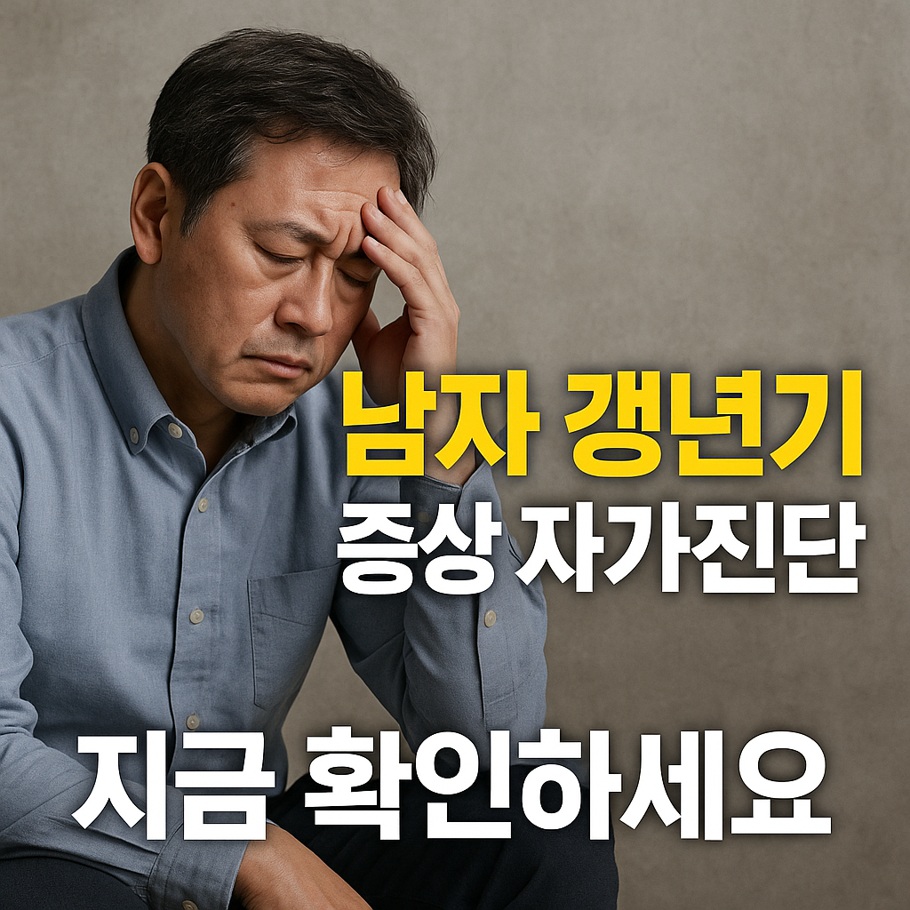 남자 갱년기 자가진단