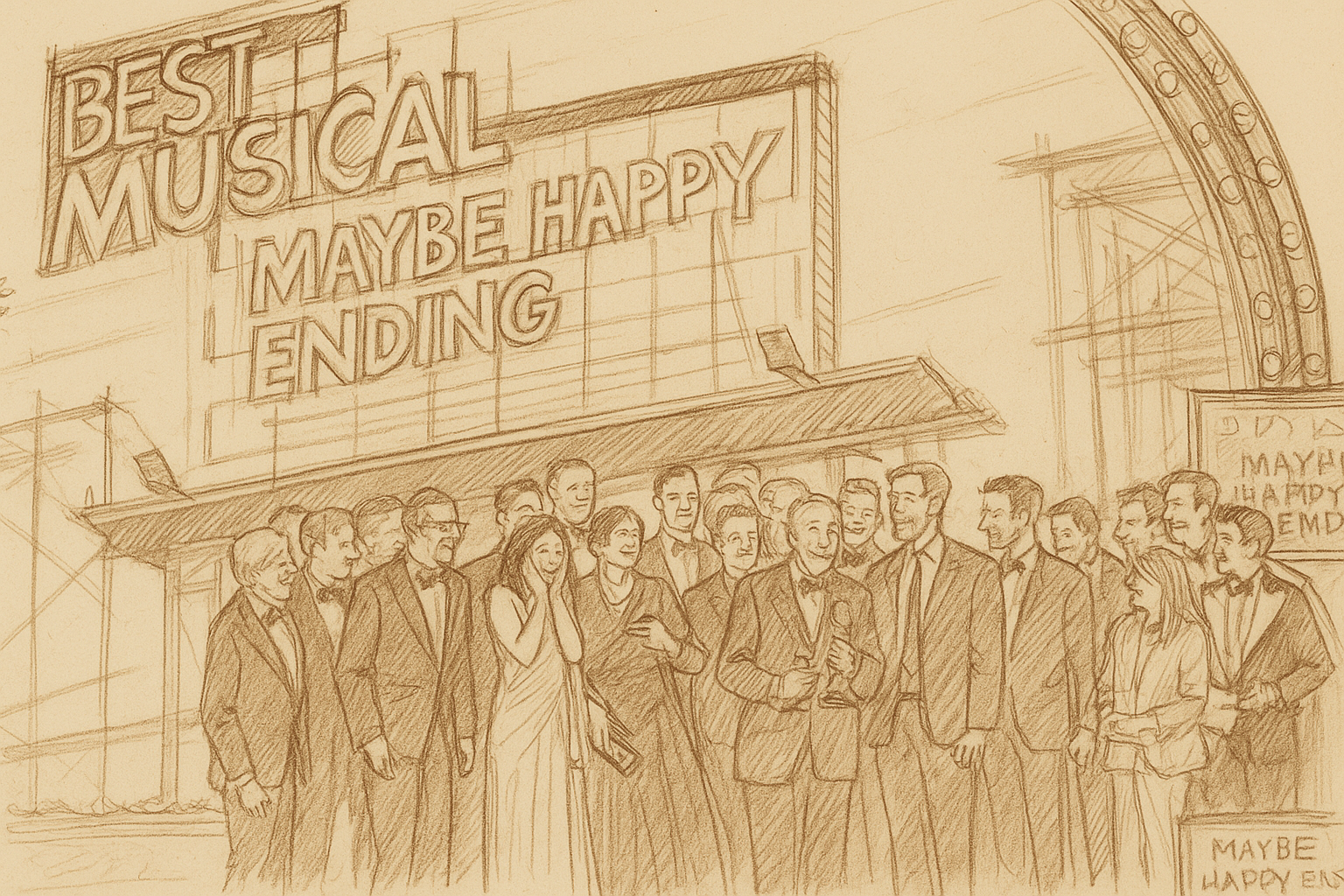 어쩌면 해피엔딩 수상무대 현장 스케치