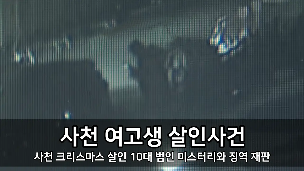 사천 여고생 살인사건 - 사천 크리스마스 살인 10대 범인 미스터리와 징역 재판