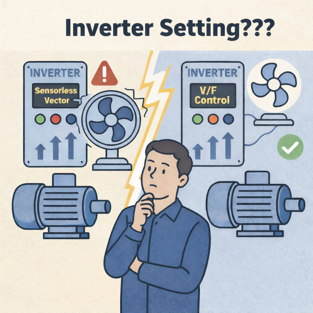 인버터 설정도 중요하다