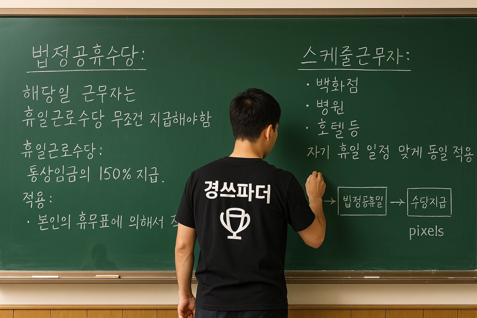 법정공휴일-수당지급
