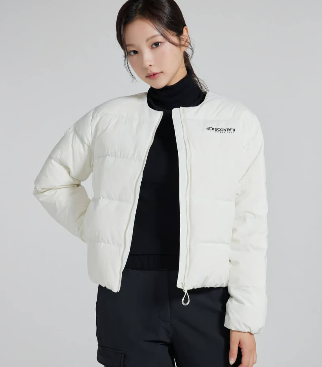 디스커버리 여성 경량패딩