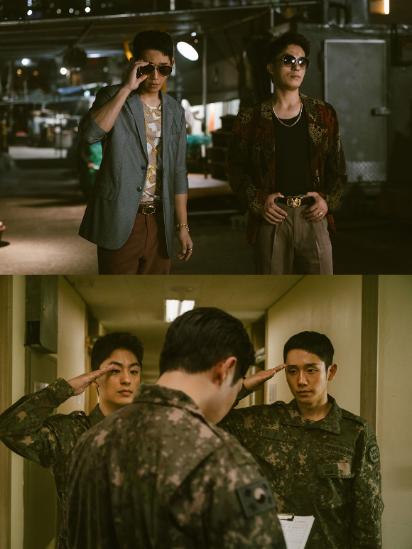 &#39;D.P.&#39; 시즌2 정해인&#44; 구교환의 스틸이 공개됐다. [사진=넷플릭스]