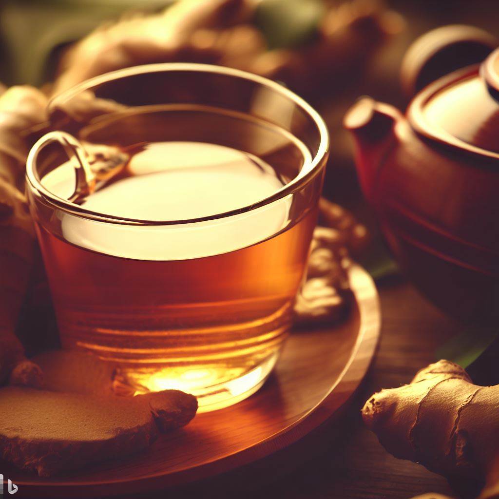 위에 좋은 생강차