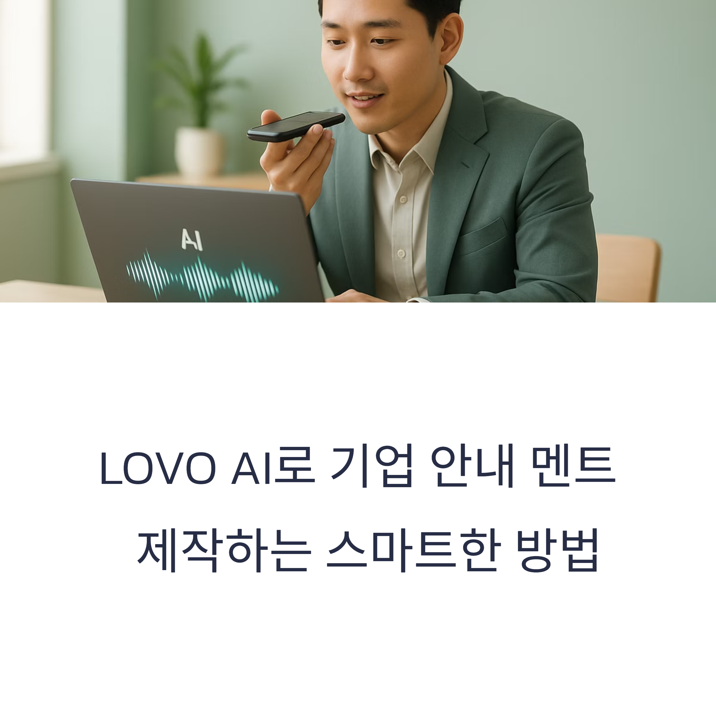 AI로 기업 안내 멘트 만들기, 이제는 LOVO AI로 쉽고 빠르게 완성하세요. 자연스러운 보이스로 기업 이미지까지 높이는 스마트한 음성 제작 가이드!