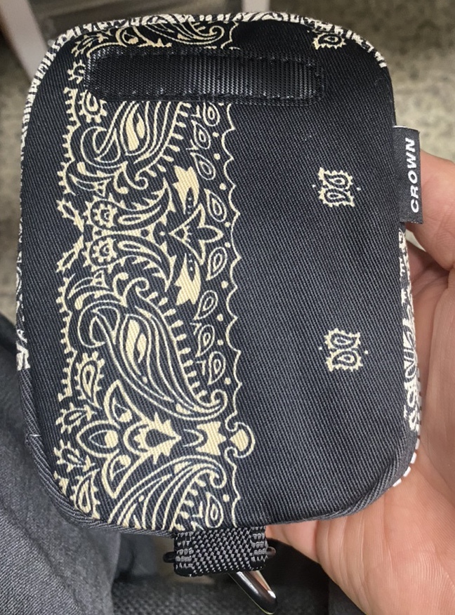 프리즘웍스 파우치 반다나 파우치 [FWS X RMTC] BANDANA KARABINER POUCH _ BLACK streetstylehighlights