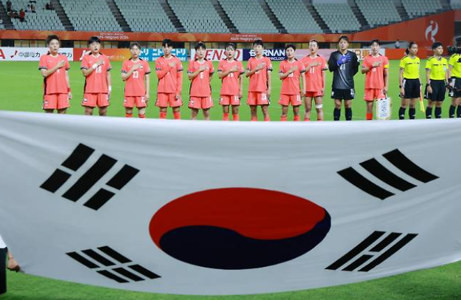 여자축구 6-0 대파