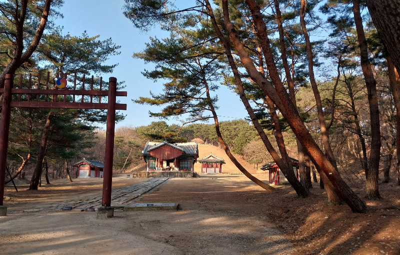 구리 동구릉 건원릉 전경