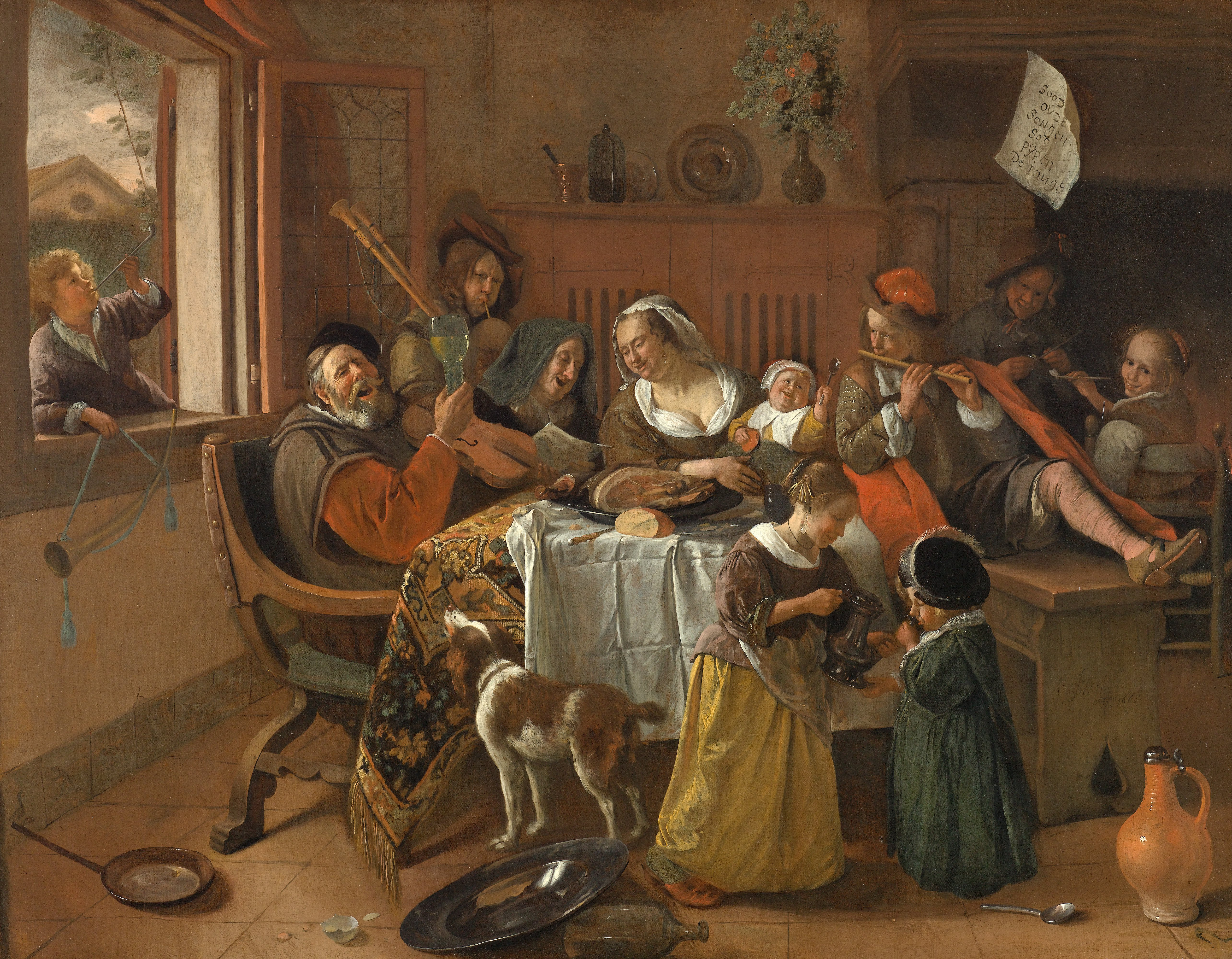 he Happy Family
Dutch: Het vrolijke huisgezin