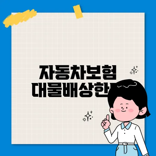 자동차보험 대물배상한도