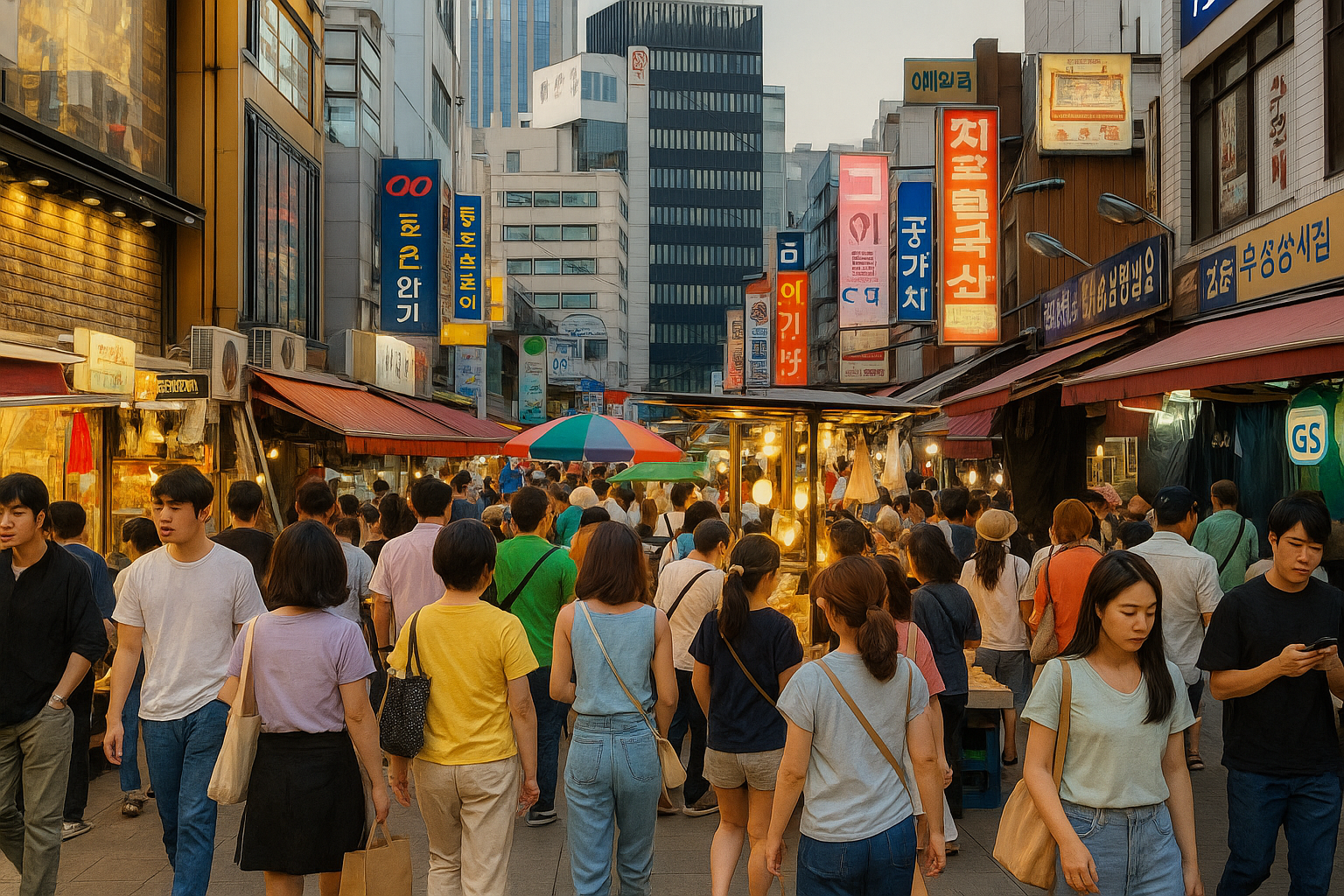 남대문 재래시장 풍경