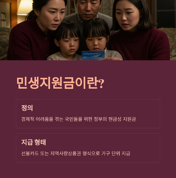 민생지원금 사용처