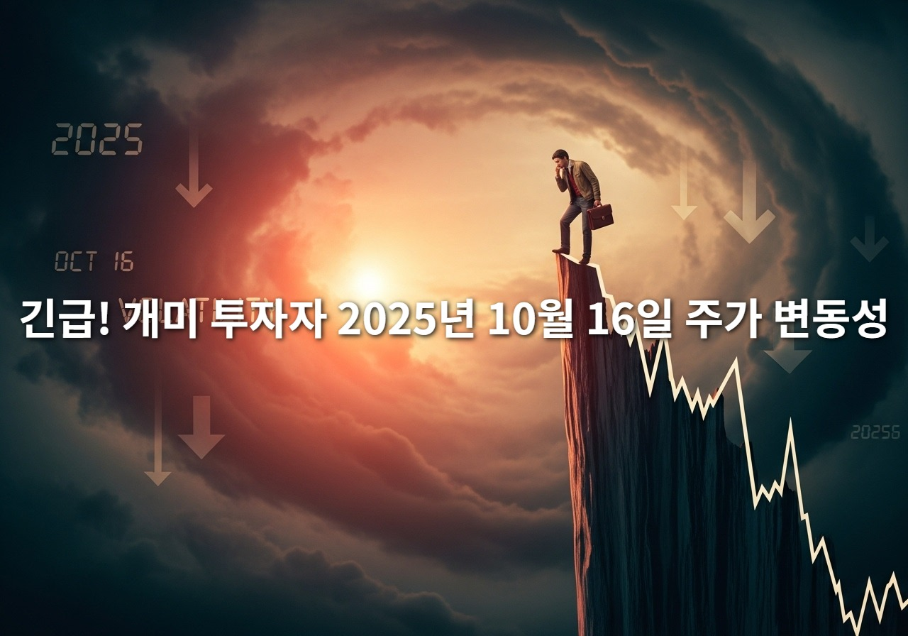 긴급! 개미 투자자 2025년 10월 16일 주가 변동성, 지금 당장 필요한 완벽 대응 전략