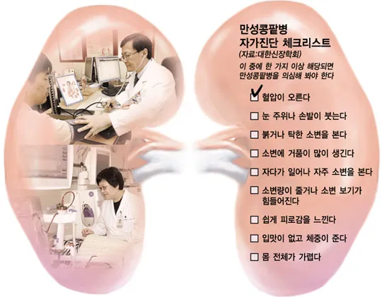 콩팥이 안좋으면 나타나는 증상 콩팥 건강 이상 신호 나빠지는 이유