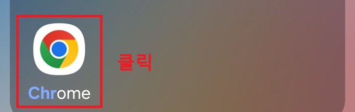 크롬 앱 아이콘 보임