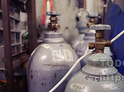 도시가스-요금인상-해결-가스통 