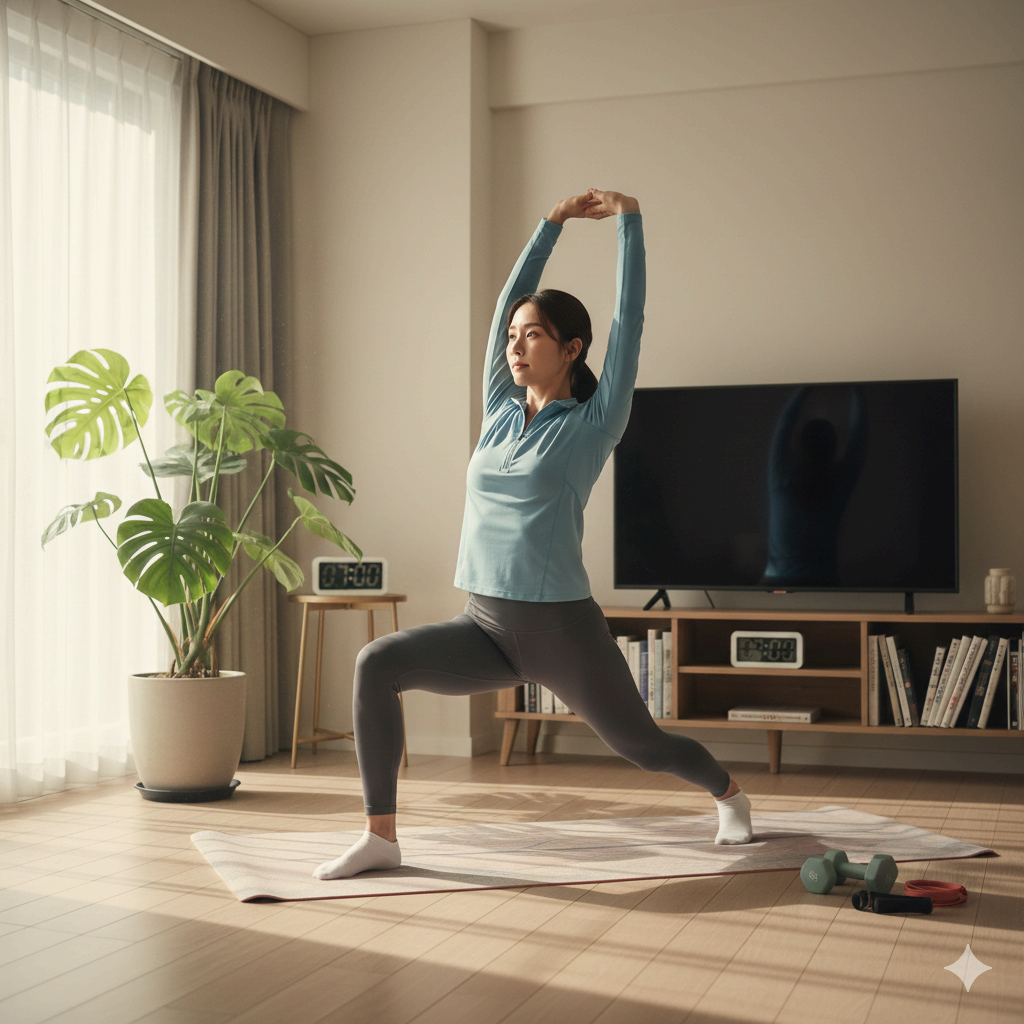 [건강 &amp; 운동] 집에서 간단히 하는 스트레칭 루틴