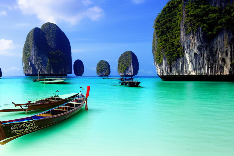 푸른바다-잔잔한물-섬-배