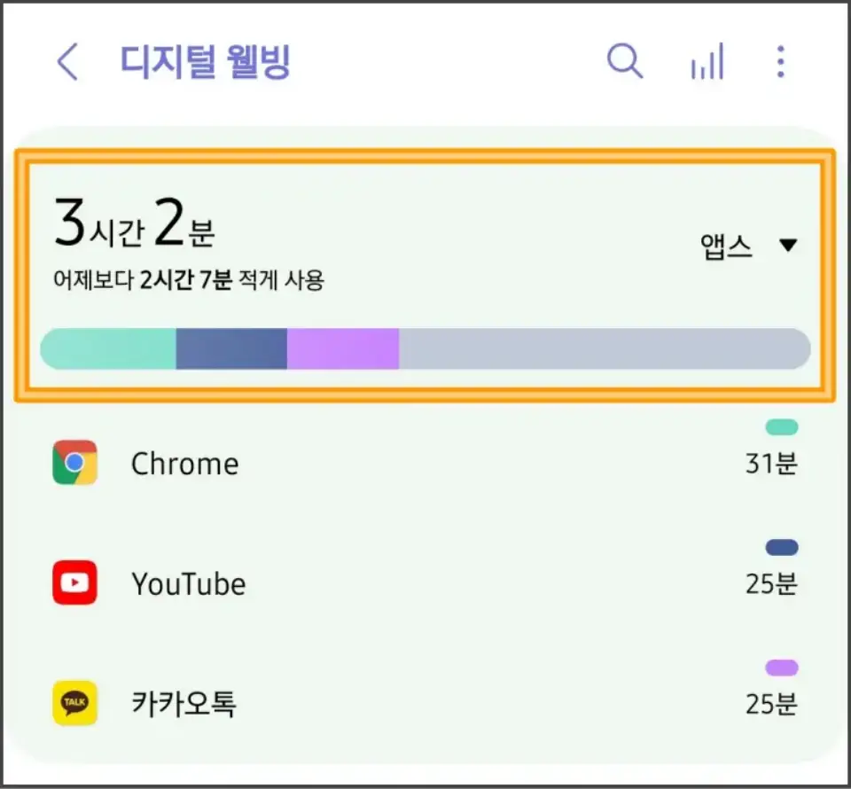 갤럭시-사용시간-확인