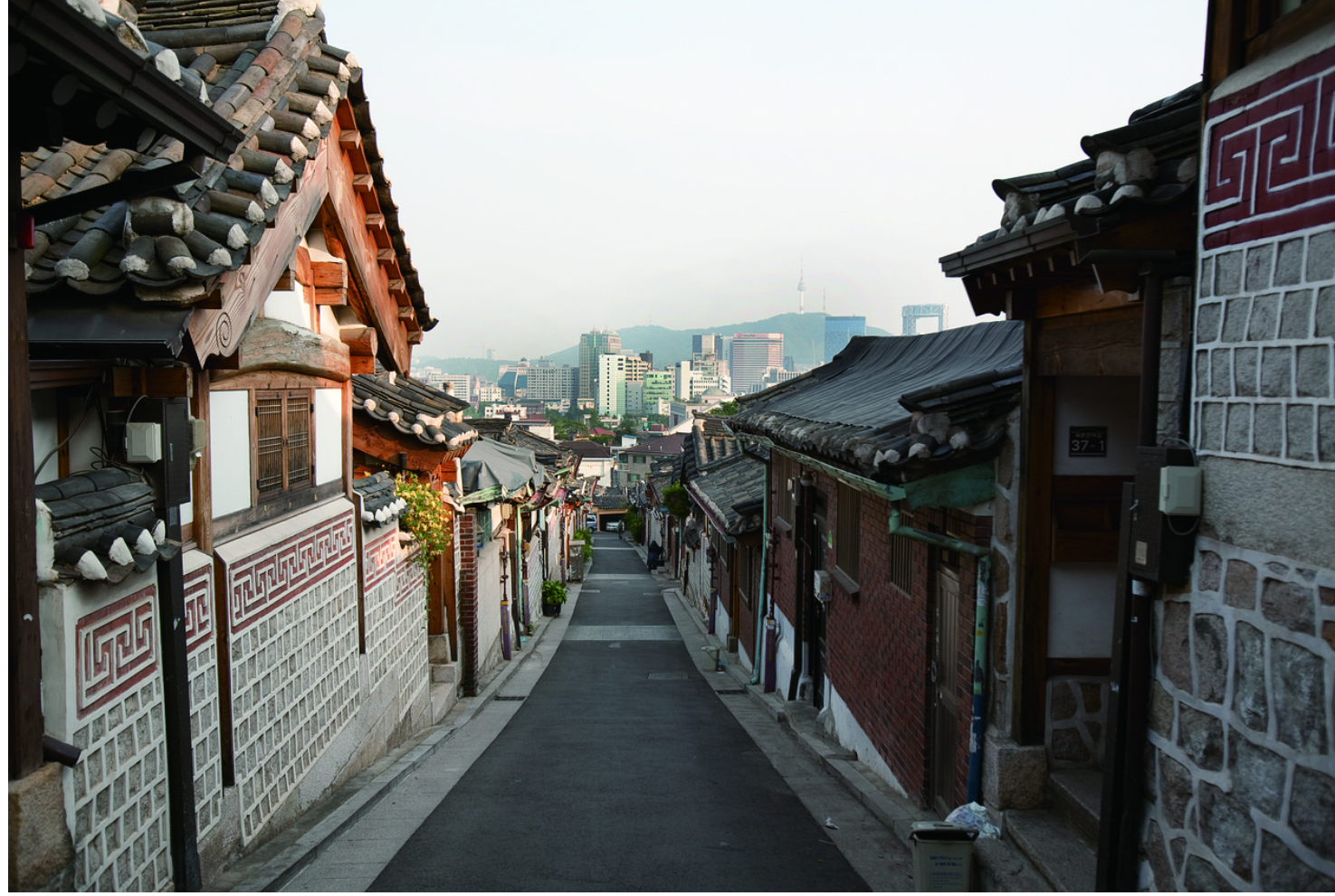 한국에 한옥 스테이 전경