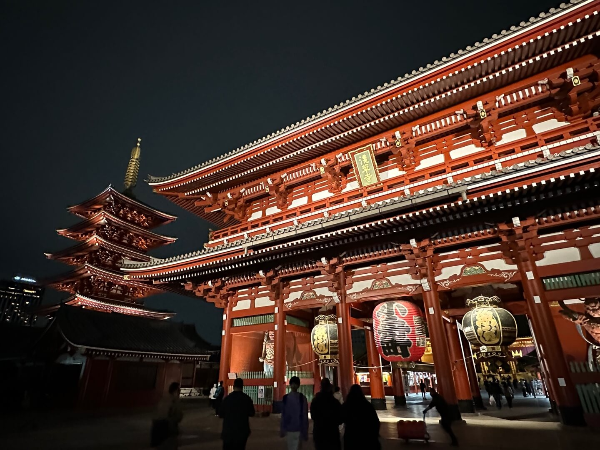아사쿠사-센소지-야경-사원