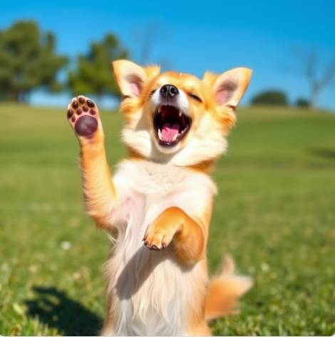 강아지 귀염 예방 모습