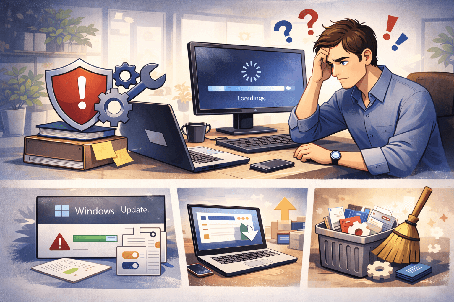 윈도우 업데이트 후 프로그램이 안 열릴 때 해결 방법