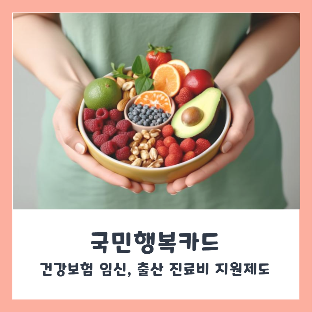 건강보험 임신·출산 진료비 지원제도 완벽 정리 (국민행복카드 활용법)