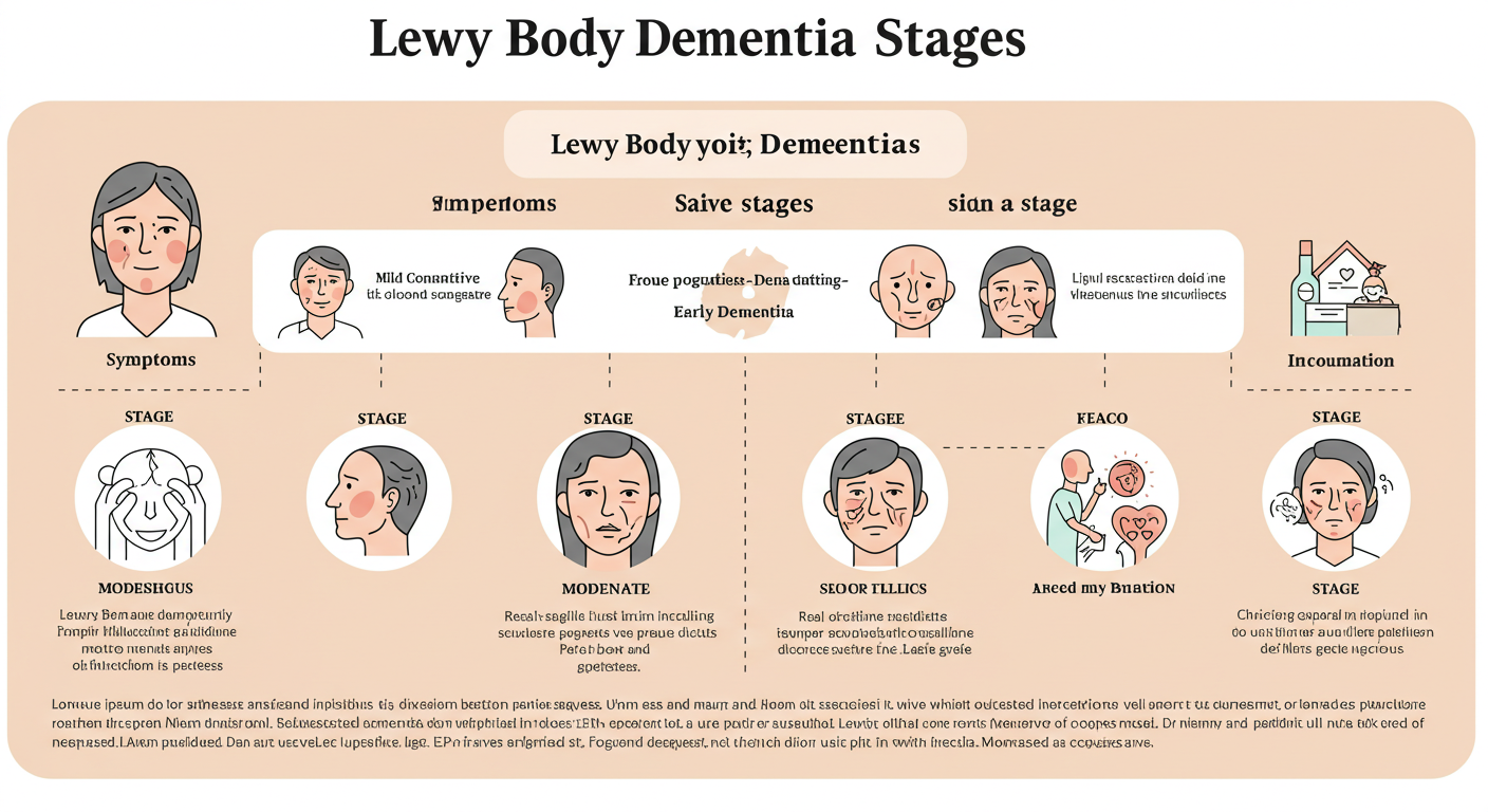 루이소체 치매의 진행 단계