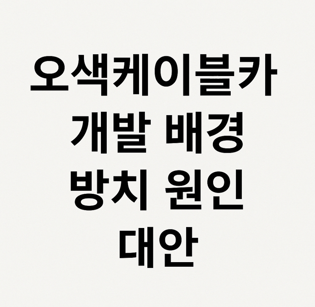 오색케이블카 개발 배경, 방치 원인, 대안
