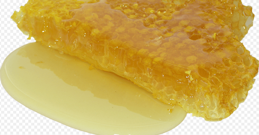 벌집에서 꿀이 흘러 내리고 있다