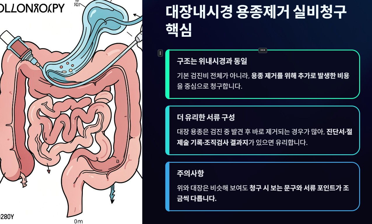 내시경 용종제거 실비청구