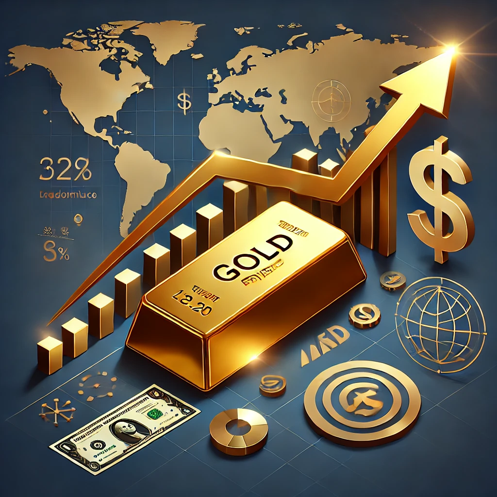 금값 고공행진 최고치 경신