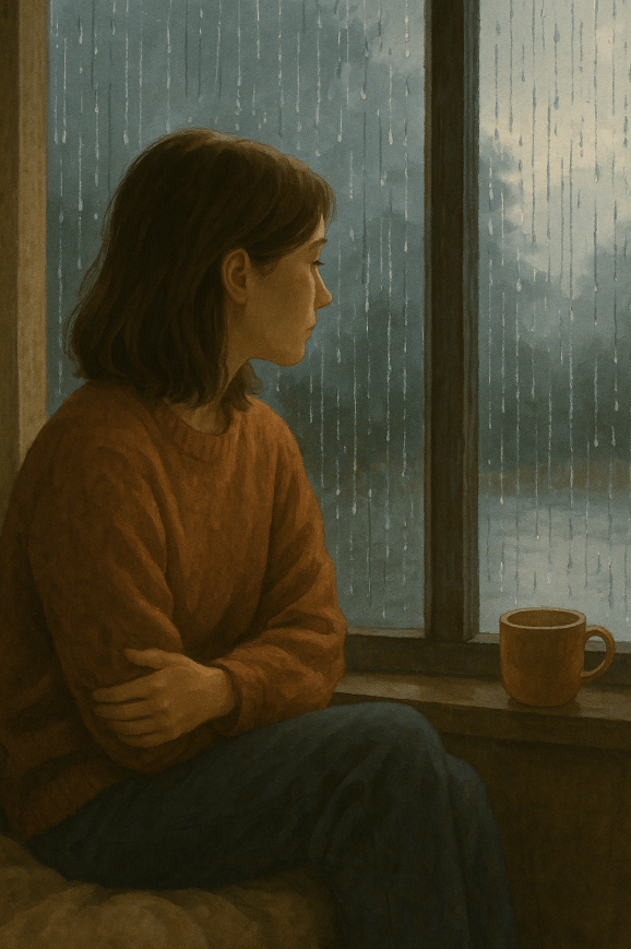 그리움으로 슬픈 모습