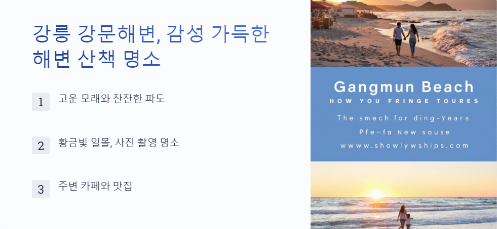 강릉여행