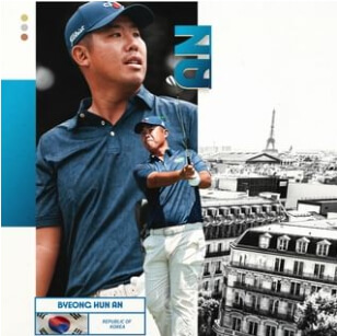 골프채를 들고 있는 안병훈 선수