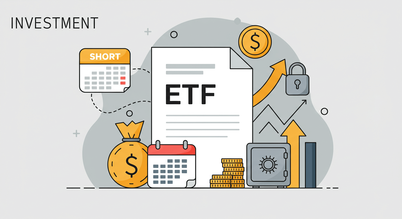 "단기 금리 ETF로 분산 효과 더하기"에 대한 이미지입니다.