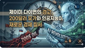 제이미 다이먼의 경고: 200달러 유가와 인공지능이 재편할 새로운 경제 질서