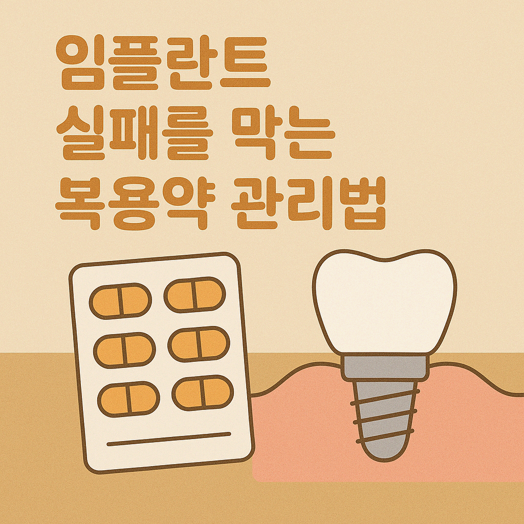 임플란트 실패를 막는 복용약 관리법