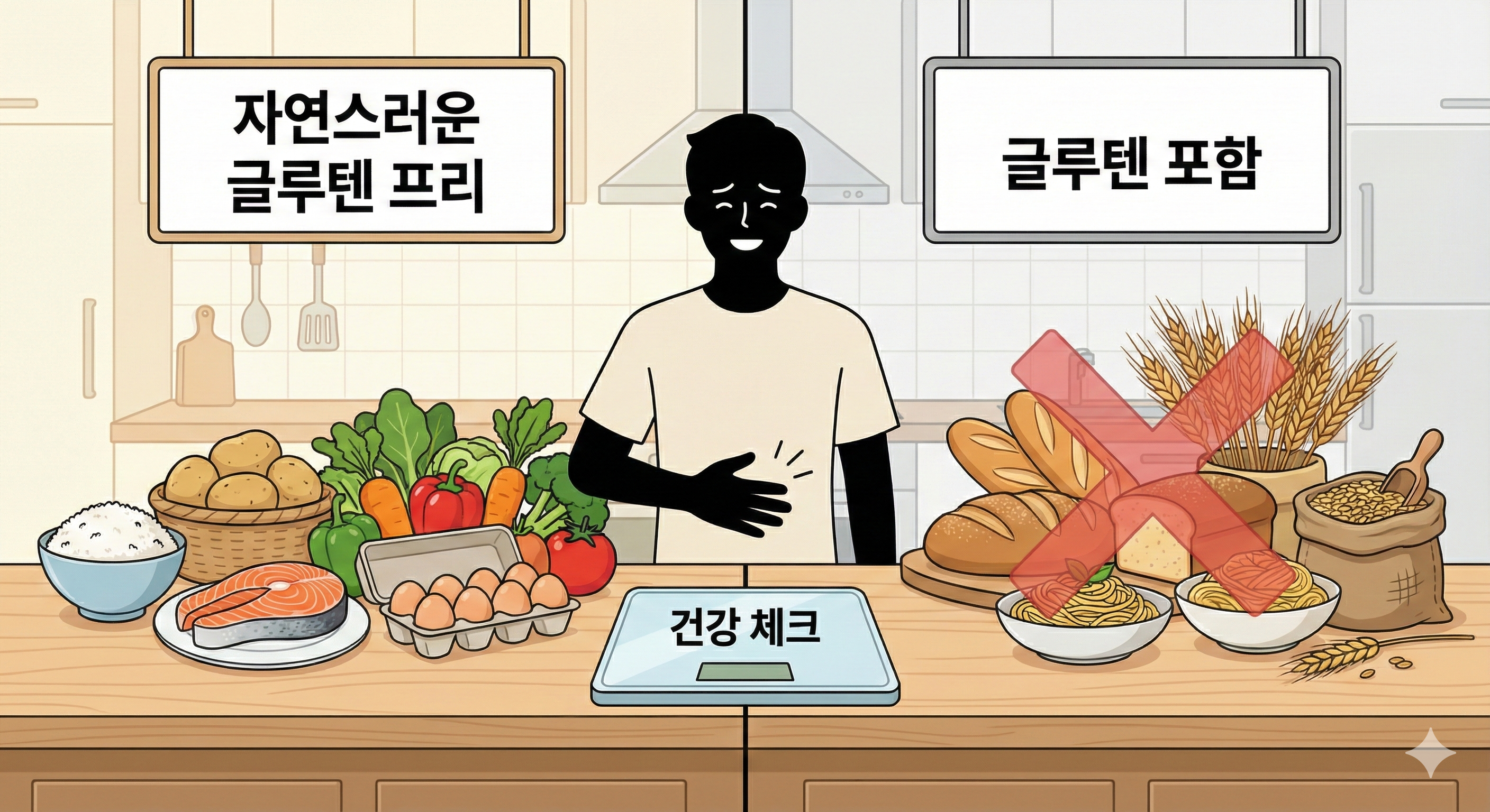 글루텐 프리 다이어트, 누구에게 필요하고 효과는 무엇인가?이미지