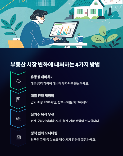 부동산 시장 변화에 대처하는 방법