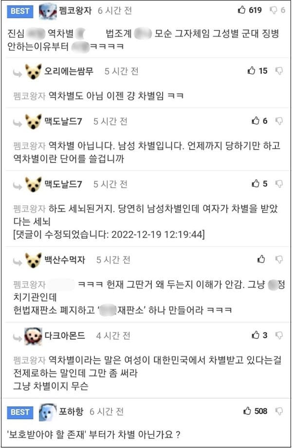 남성들 '인권위' 결정에 부글부글...왜..."남직원만 숙직, 차별 아니다?