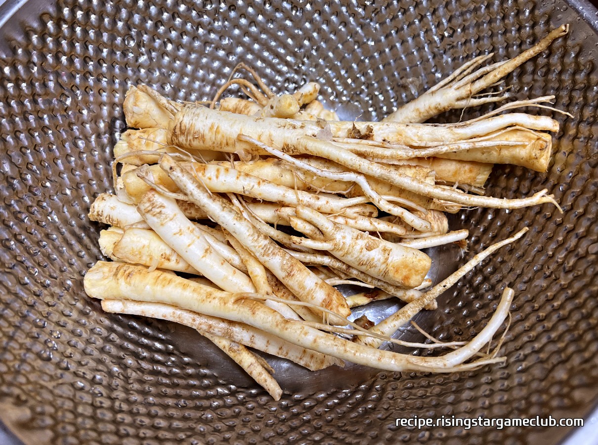 손질 안된 도라지