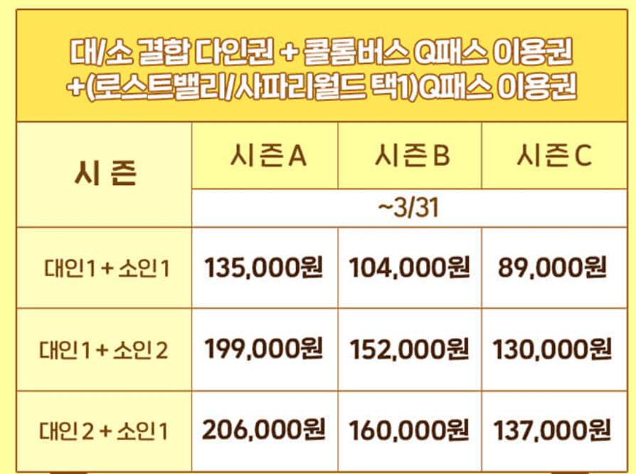 에버랜드 자유이용권 할인 방법