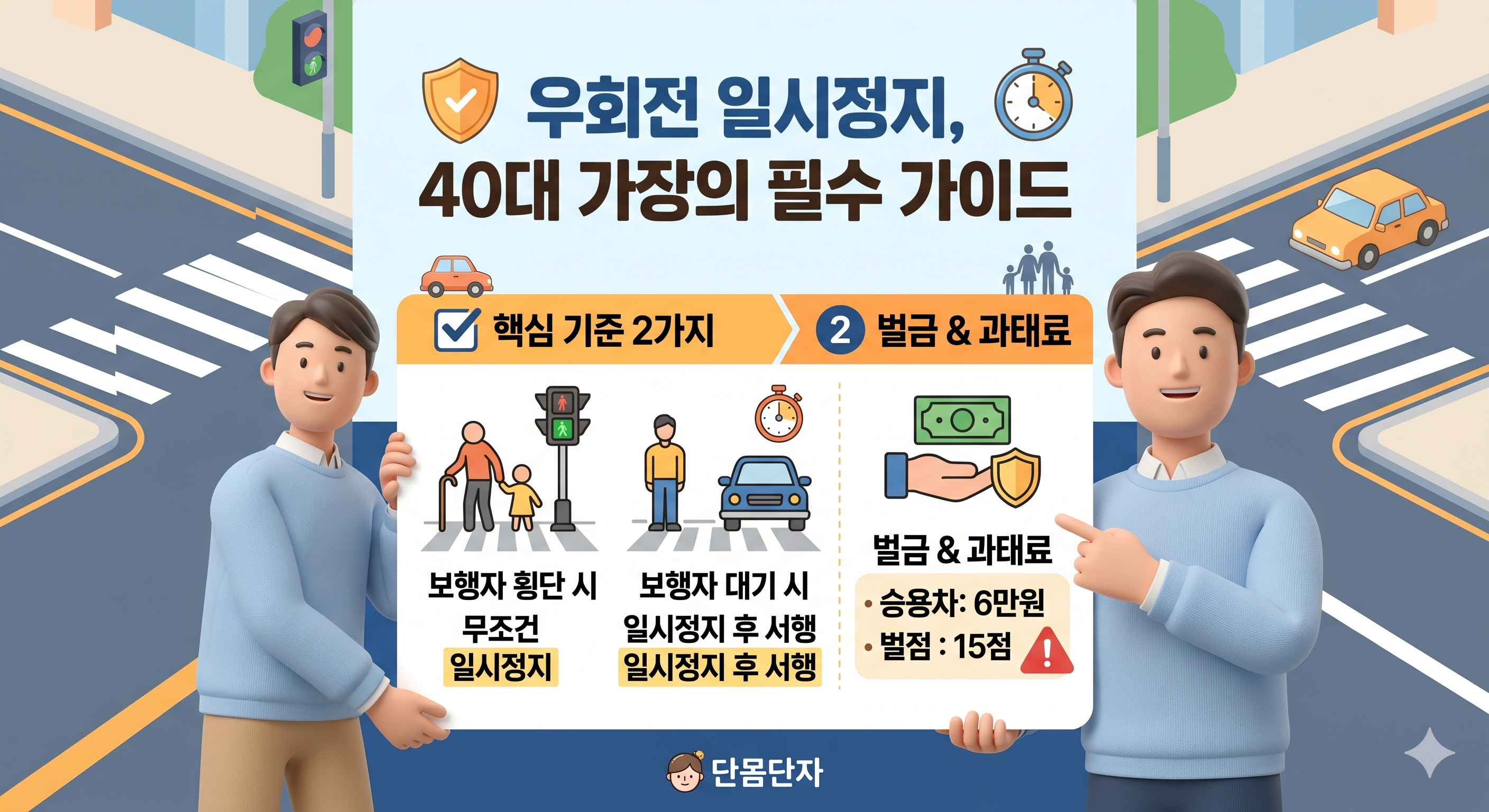 우회전 일시정지, 아직도 헷갈리시나요? 운전자의 필독 가이드