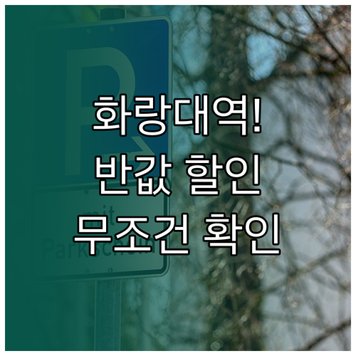 노원구 화랑대역 공영주차장 경차 저공..