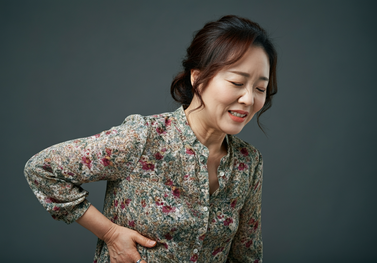 오른쪽 갈비뼈 아래 통증