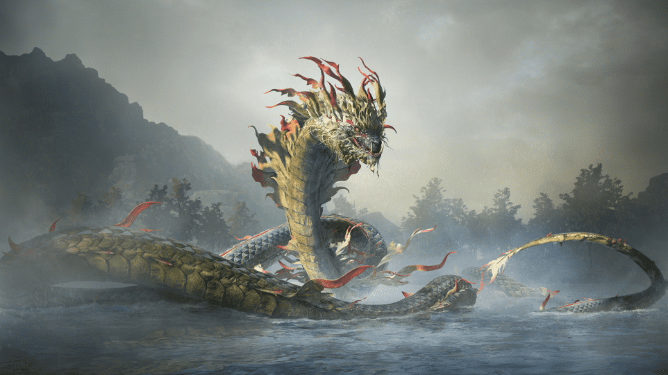 검은사막 온라인 메인 의뢰 이무기전 화면