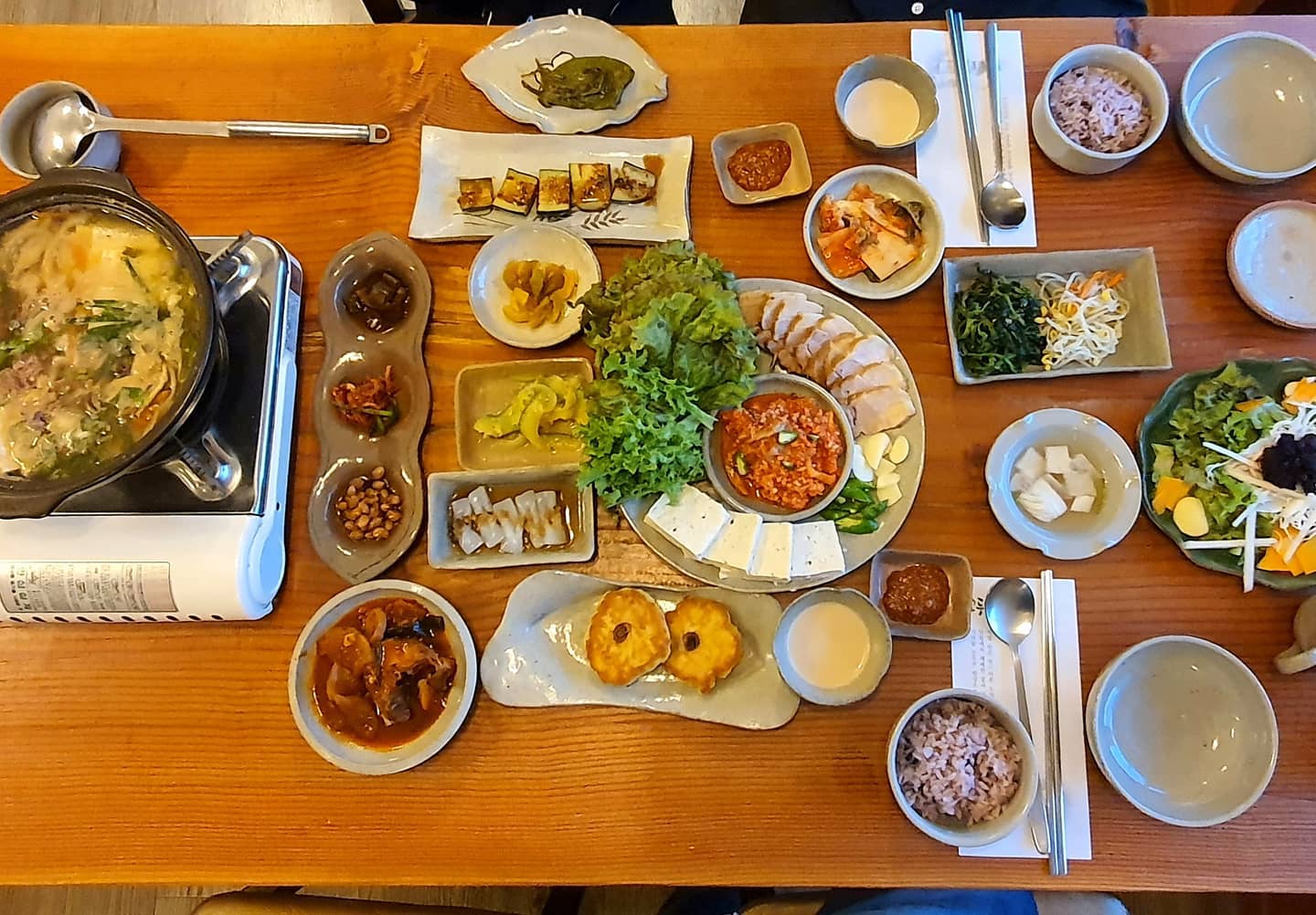 한국인의 밥상 경주 불국사 다시마 모두부 두부 삼합 백반 한정식 맛집